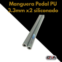 Manguera Pedal PU 3.3mm x2 siliconado (Maxpolimer)