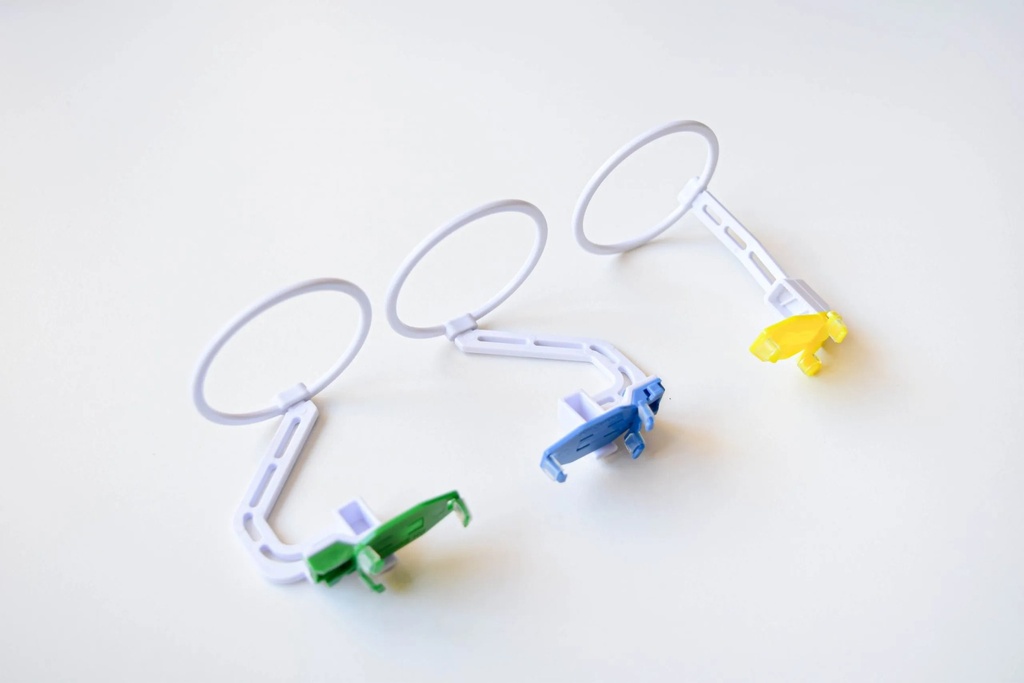 Posicionador RVG Woson compatible con otros sensores con 3 posiciones. Plastico siliconado (Woson)