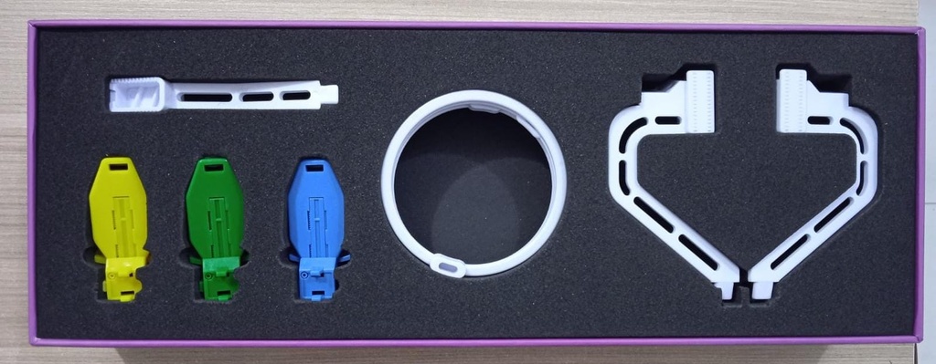 Posicionador RVG Woson compatible con otros sensores con 3 posiciones. Plastico siliconado (Woson)