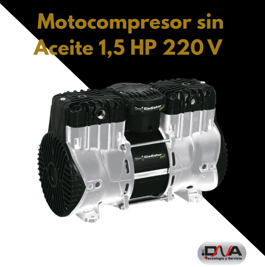 Motor para compresor s/ Aceite 1,5 HP 220 V 