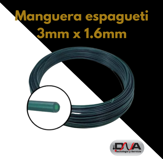 Manguera espagueti 3mmx1.6mm