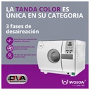 Autoclave 23L Tanda N con Secado Puerta Cerrada - unica con 3 Fases de desaireación  (Woson)