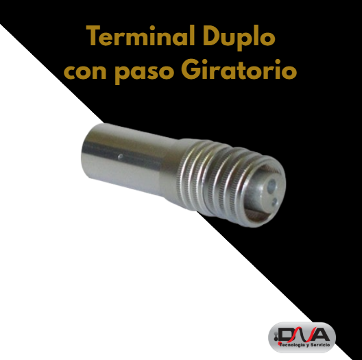 Terminal Duplo con paso Giratorio - Kastec
