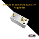 Valvula de comando duplo con regulador