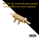 Válvula de comando para pedal compatible con otros equipos marca foshan