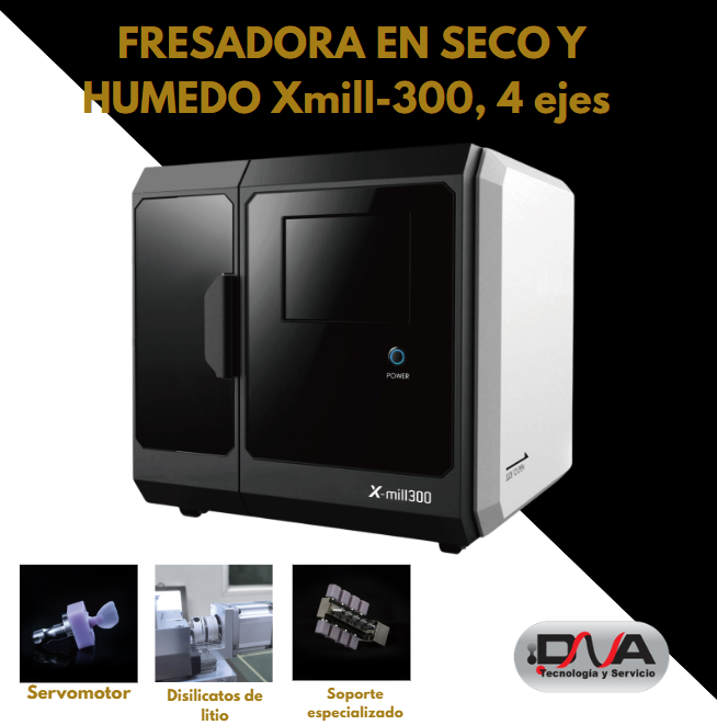FRESADORA EN HUMEDO  Xmill-300, 4 ejes  (XTCERA) 