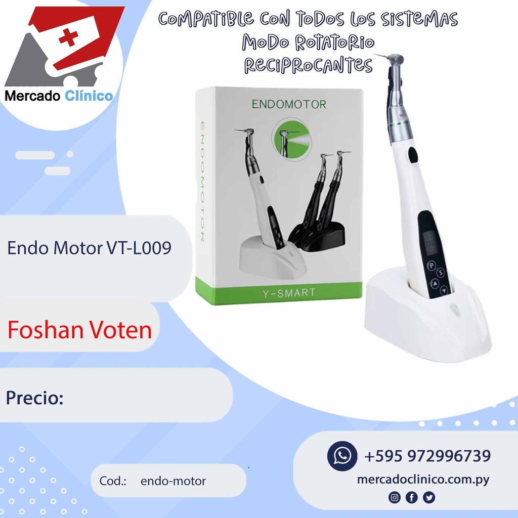 Motor endodóntico - Endo Motor VT-L009 - Foshan Voten