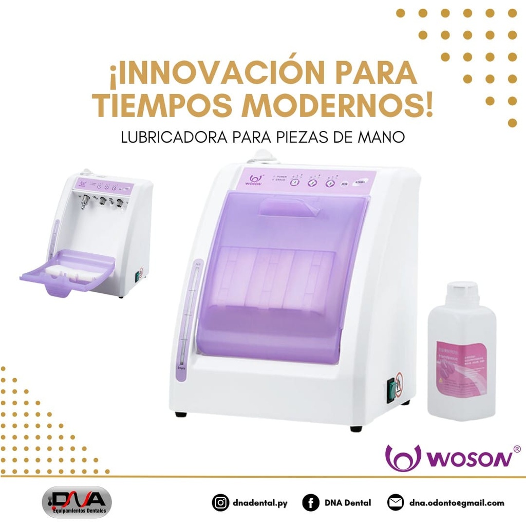 Lubricadora de 3 piezas de mano con 1L aceite lubricante, limpieza y seguridad  (Woson)