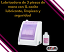 Lubricadora de 3 piezas de mano con 1L aceite lubricante, limpieza y seguridad  (Woson)