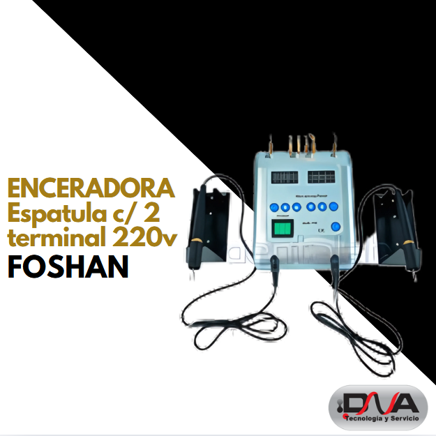 Enceradora tipo espátula electrica con 2 terminales y 5 insertos 220v (Foshan)