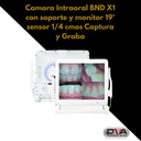 Camara Intraoral BND X1 con soporte y monitor 19' sensor 1/4 cmos Captura y Graba * 12 meses de garantia