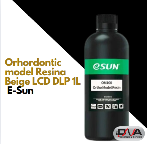  Resina Impresión 3D - Ortodoncia - Beige - Lavable en Alcohol -OM100 - (Esun)