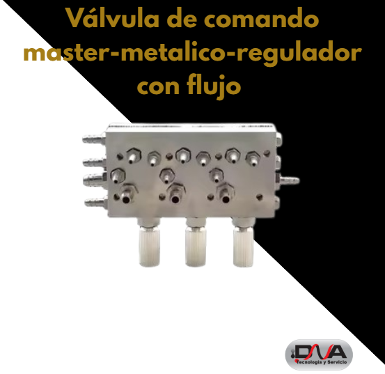 Válvula de comando master-metalico-regulador con flujo (Foshan)