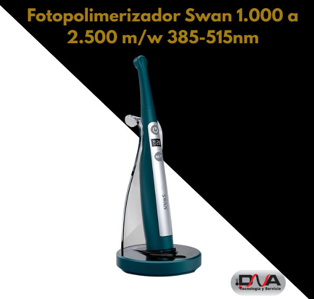 Fotopolimerizador modelo Swan 1.000 a 2.500 m/w 385-515nm  (Refine) 
