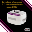 Lavadora ultrasonica 2.0 con calentador de agua 220V (Woson)