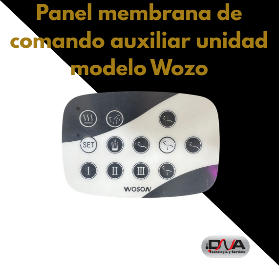 Panel membrana de comando auxiliar unidad modelo Wozo (Woson)