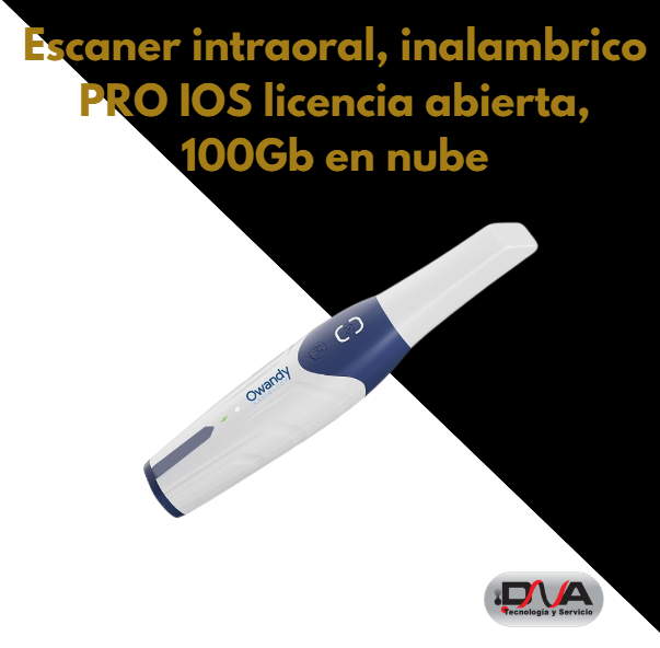 Escaner intraoral, inalambrico PRO IOS licencia abierta, 100Gb en nube (Owandy)