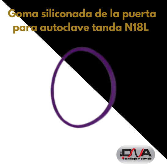 Goma siliconada de la puerta para autoclave tanda N18L  (Woson)