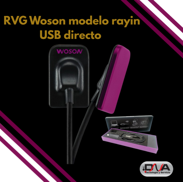 RVG Woson modelo rayin USB directo -1.5 med HD 25pl - 20micras con posicionador (34*33mm2 area activa)