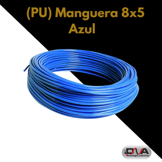 [208] (PU) Manguera 8x5 Azul  (Foshan) 