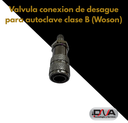 Valvula conexion de desague para autoclave clase B (Woson)