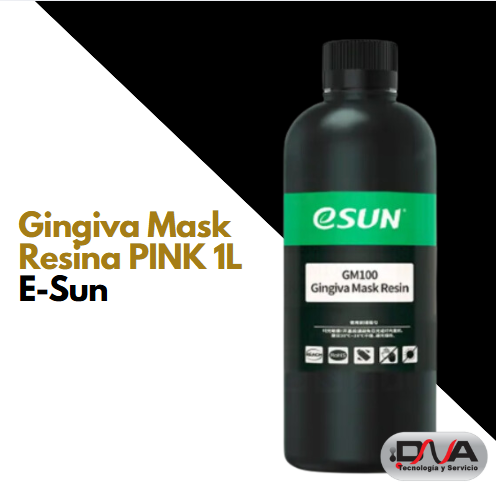 Resina Impresión 3D - Gingival Mask Resina - Rosado - 1L. (ESun)  