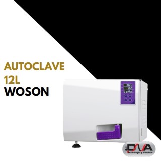 Autoclave Tanda N 12L- Secado Puerta Cerrada - 3 Fases de Desaireación - Cuba Acero 10 años de Garantía  (Woson) 