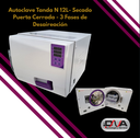 Autoclave  12L- Tanda N - Secado Puerta Cerrada - 3 Fases de Desaireación - Cuba Acero 10 años de Garantía  (Woson) 