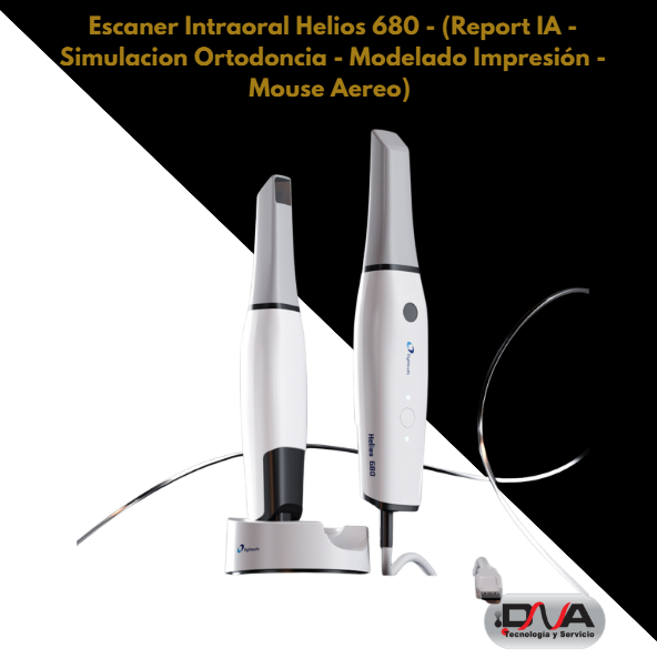 Escaner Intraoral Helios 680 - (Report IA -Soft FREE Actualización -Simulacion Ortodoncia - Modelado Impresión - Mouse Aereo) -Eighteeth