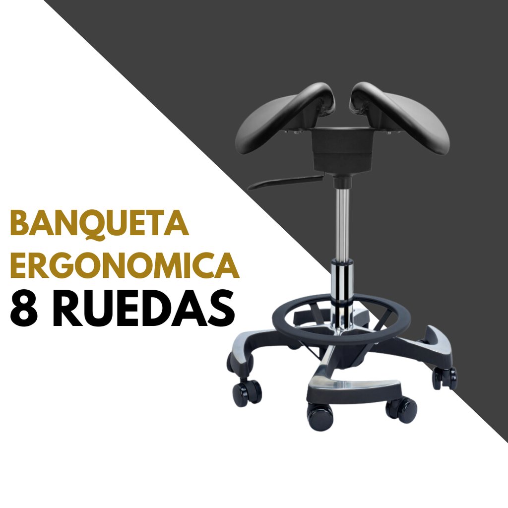 8R Banqueta Ergonomica 8 Ruedas (Woson)  (copia)