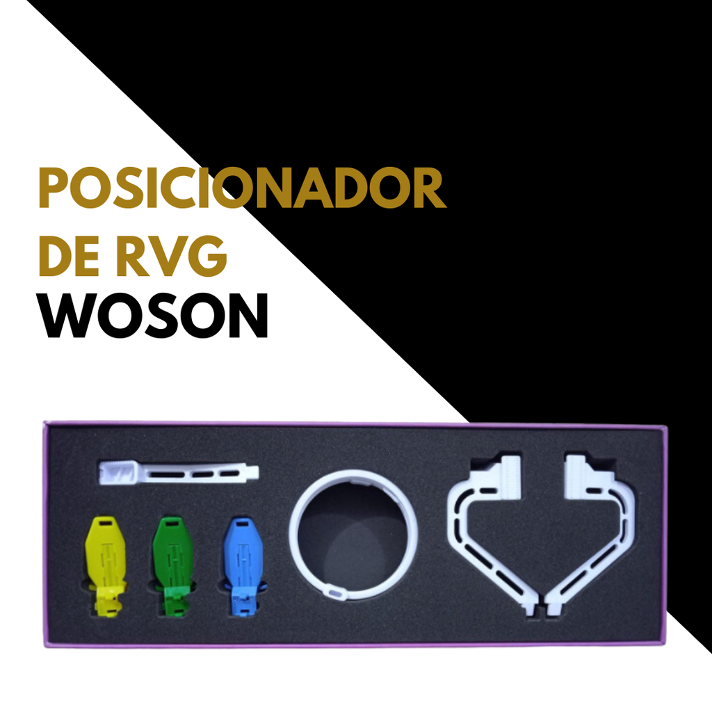 Posicionador RVG Woson compatible con otros sensores con 3 posiciones. Plastico siliconado (Woson) (copia)