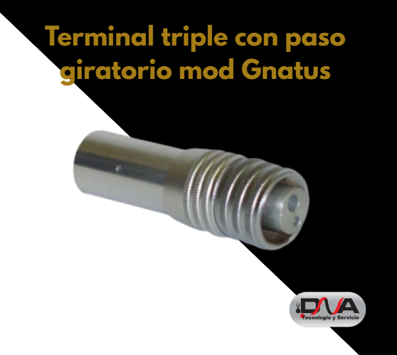 Terminal triple con paso giratorio mod Gnatus - Kastec