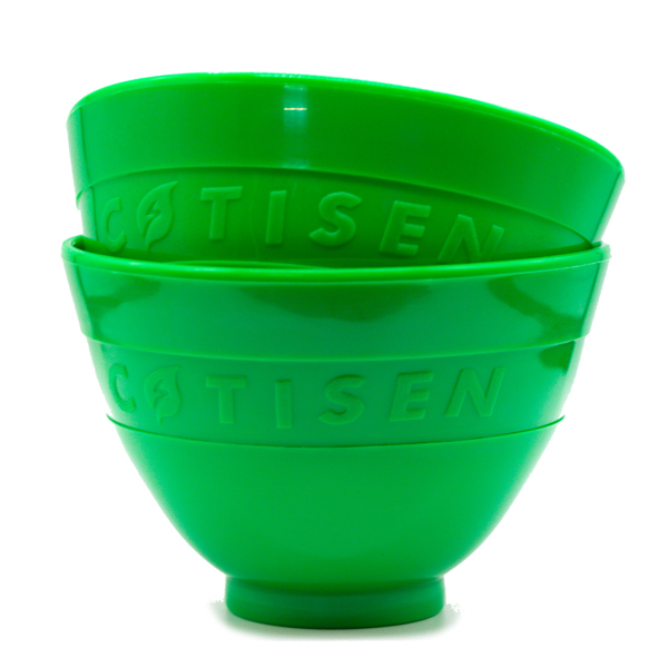 Taza de goma Siliconada grande verde - Cotisen