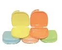 Caja para placas/ortodoncia/dentadura, x 1 Unidad - de colores  - Cotisen
