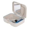 Caja para placas/ortodoncia/dentadura - Con Espejo x 1unidad - Cotisen
