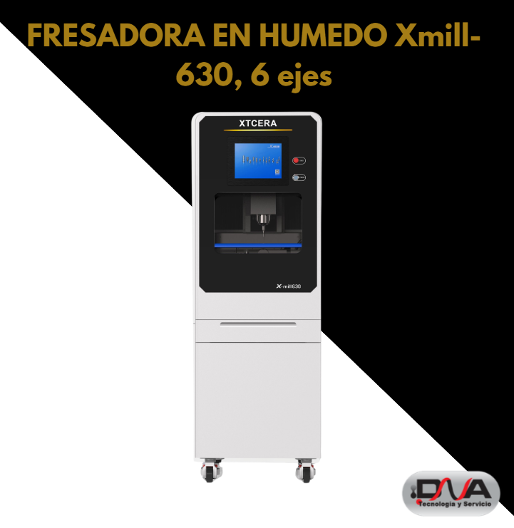 FRESADORA EN HUMEDO Xmill- 630, con 6 ejes (XTCERA)  