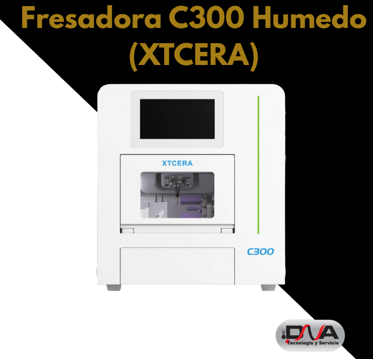 Fresadora C300 fresado humedo con software CAM (XTCERA)
