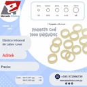 Elástico / gomas intraoral de Látex x 1000- Leve - Aditek