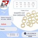 Elástico / gomas intraoral de Látex x 1000 - Medio - Aditek