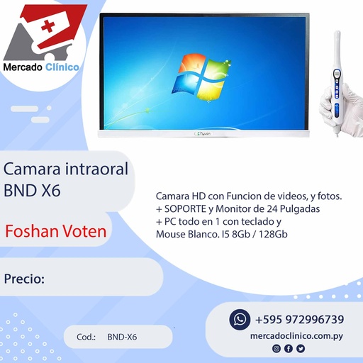 [BND-X6] Cámara Intraoral BND X6 - Foshan Voten