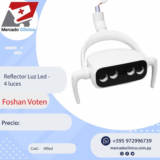 [4Rled] Reflector Luz Led - 4 luces - Foshan Voten