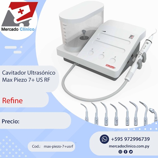 [max-piezo-7+usrf] Cavitador ultrasónico Max Piezo 7+US RF - Refine