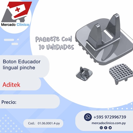 [01.06.0001.4-py] Boton Educador lingual pinche - ADITEK 