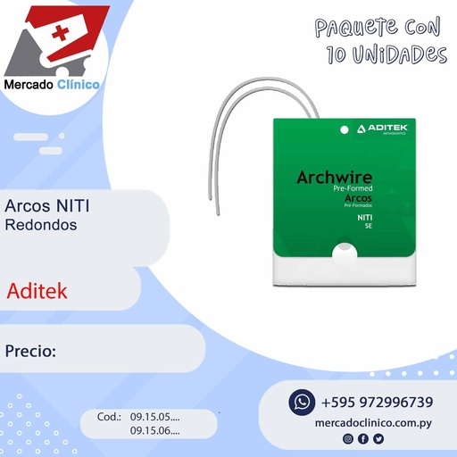 Arcos redondos - Niti - ADITEK 