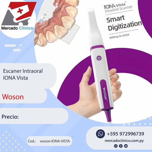 Escaner Intraoral - IONA Vista - WOSON