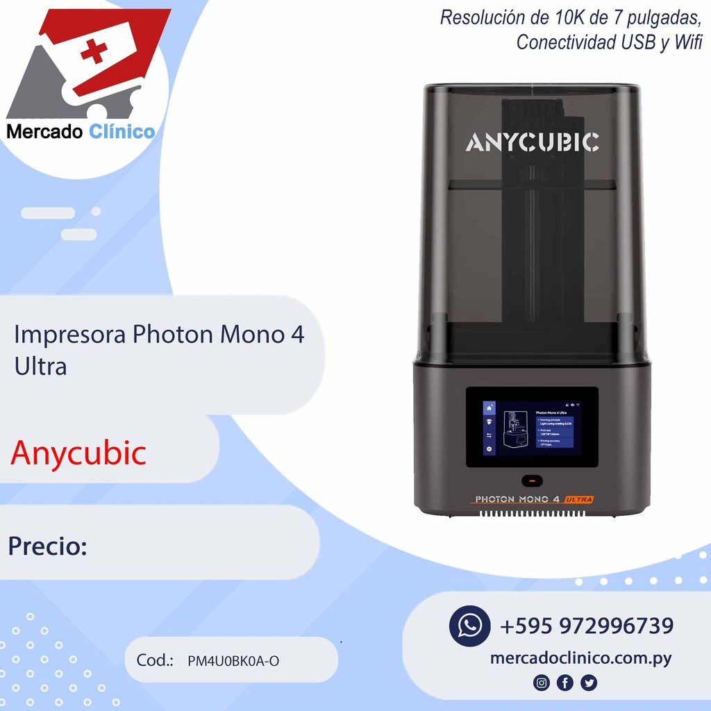 Impresora Photon Mono 4 Ultra - Anycubic