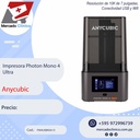 Impresora Photon Mono 4 Ultra - Anycubic