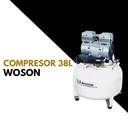Compresor 38L -1HP- Silent - Dental (Woson) (copia)